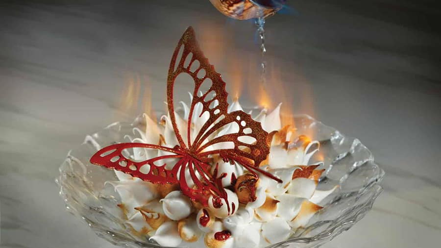 Bellagio Dining Mayfair Supper Club Baked Alaska