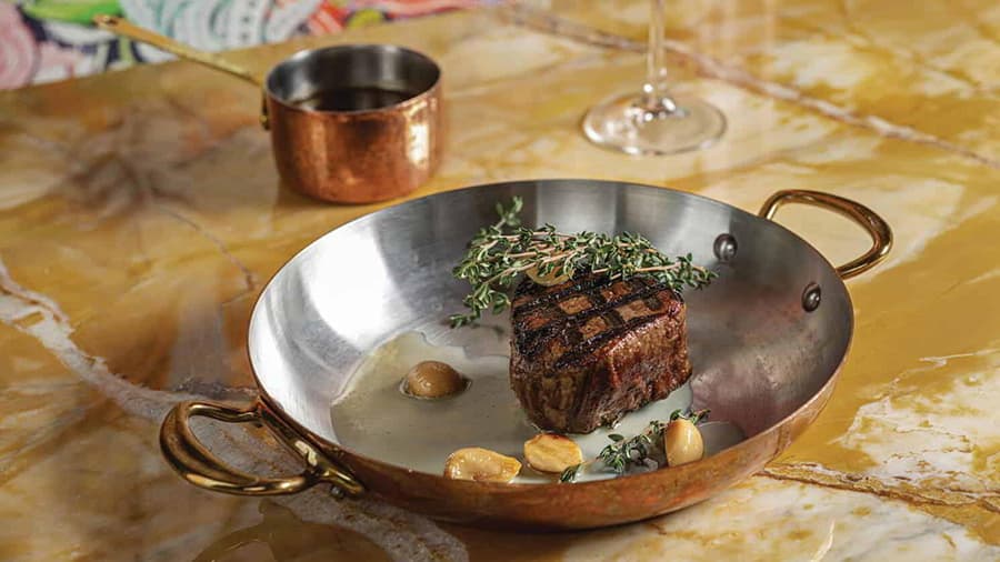 Bellagio Dining Mayfair Supper Club Filet Mignon