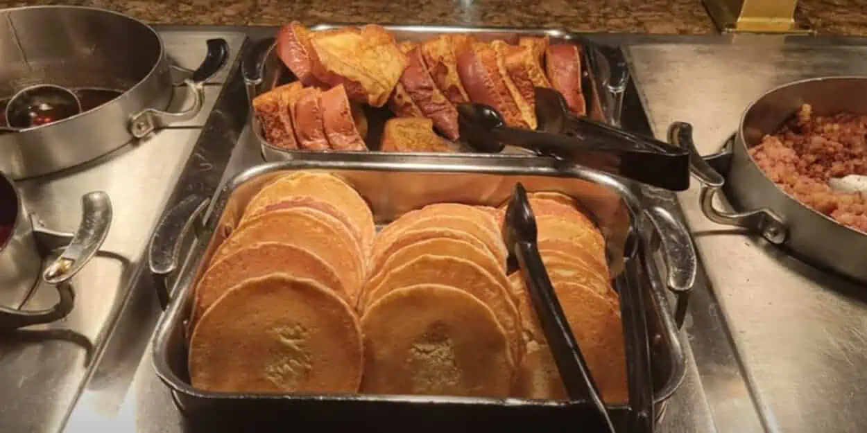 Main Street Station Buffet breakfast items